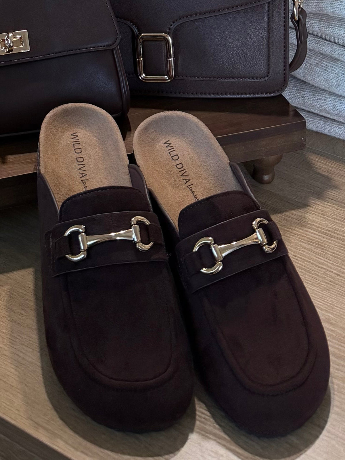 THE SUEDE MULES