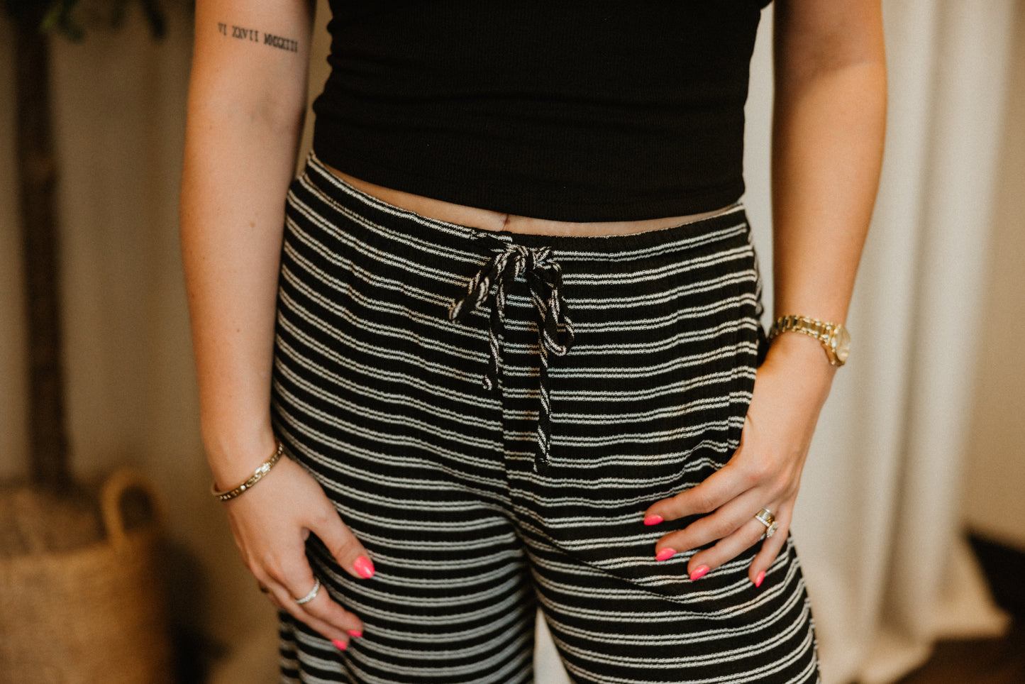 THE SOHO STRIPE LOUNGE PANT