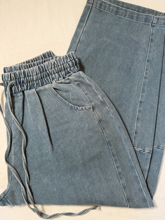 THE SLOUCHY WASHED BARREL PANT
