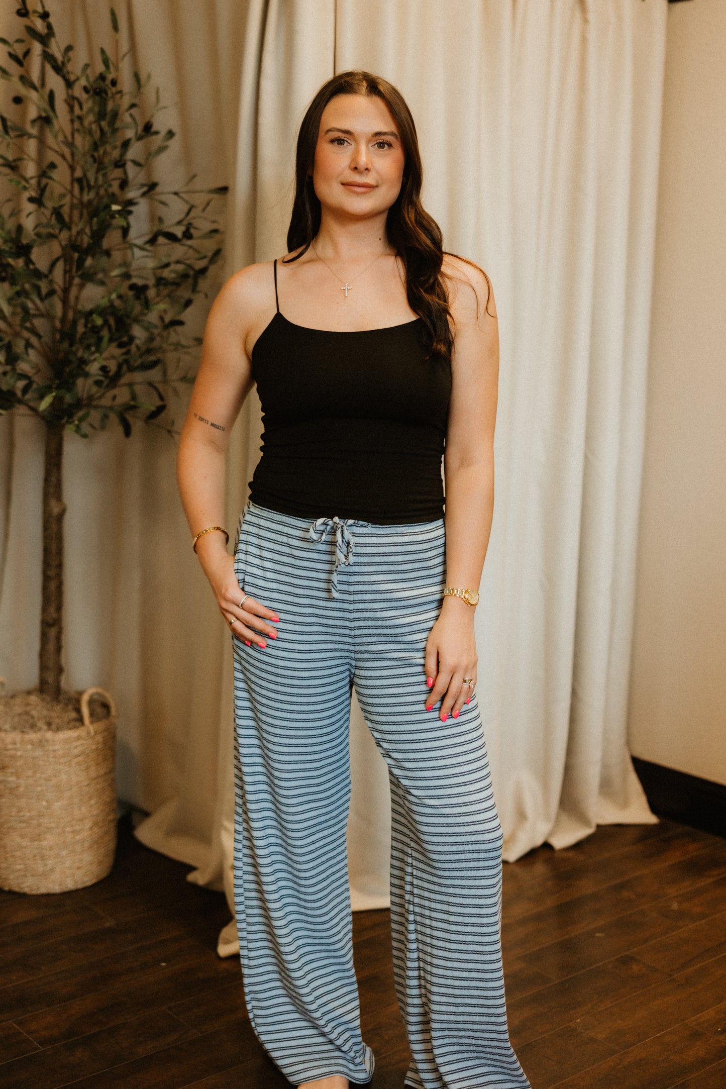 THE SOHO STRIPE LOUNGE PANT