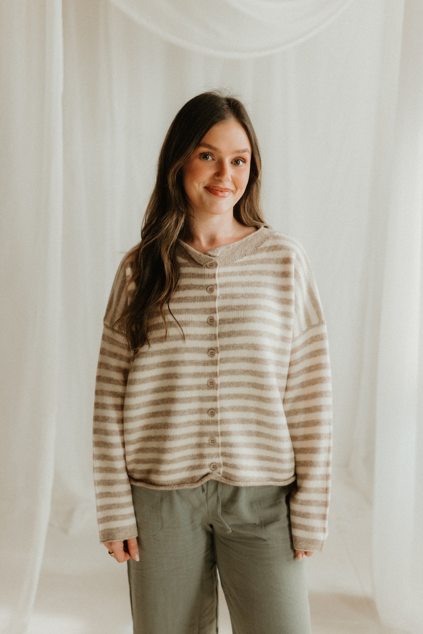 THE STRIPE CARDIGAN