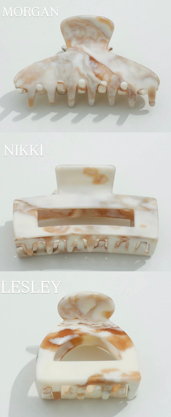 THE CALACATTA GOLD CLAW CLIPS