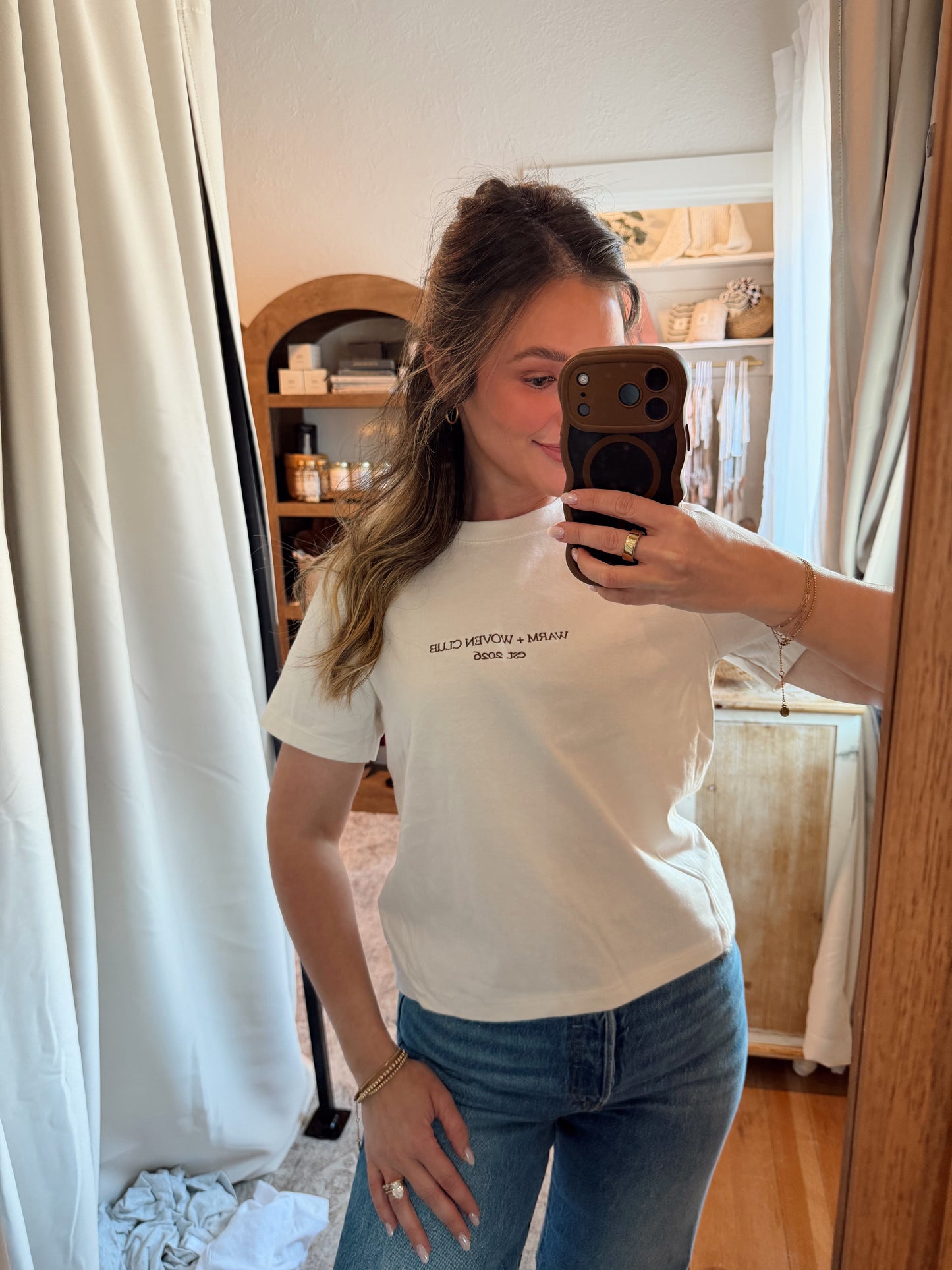 THE WARM + WOVEN BOXY TEE