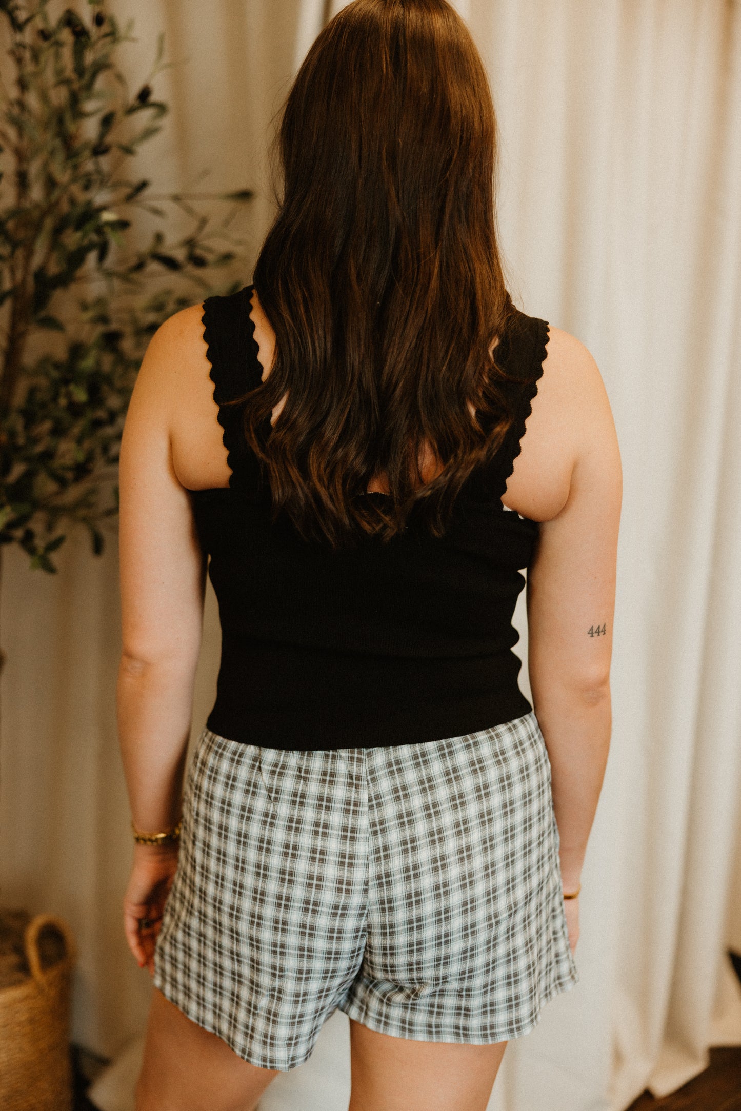 THE ERYN PLAID BOXER SHORTS
