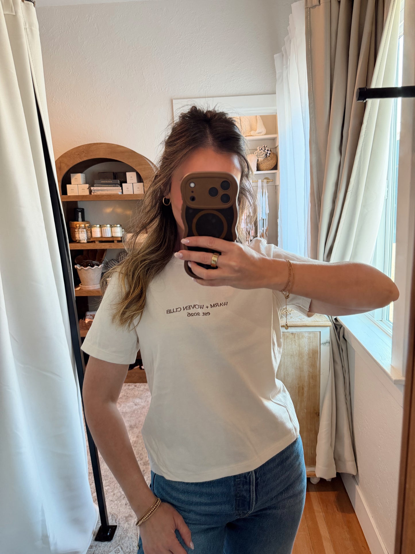 THE WARM + WOVEN BOXY TEE