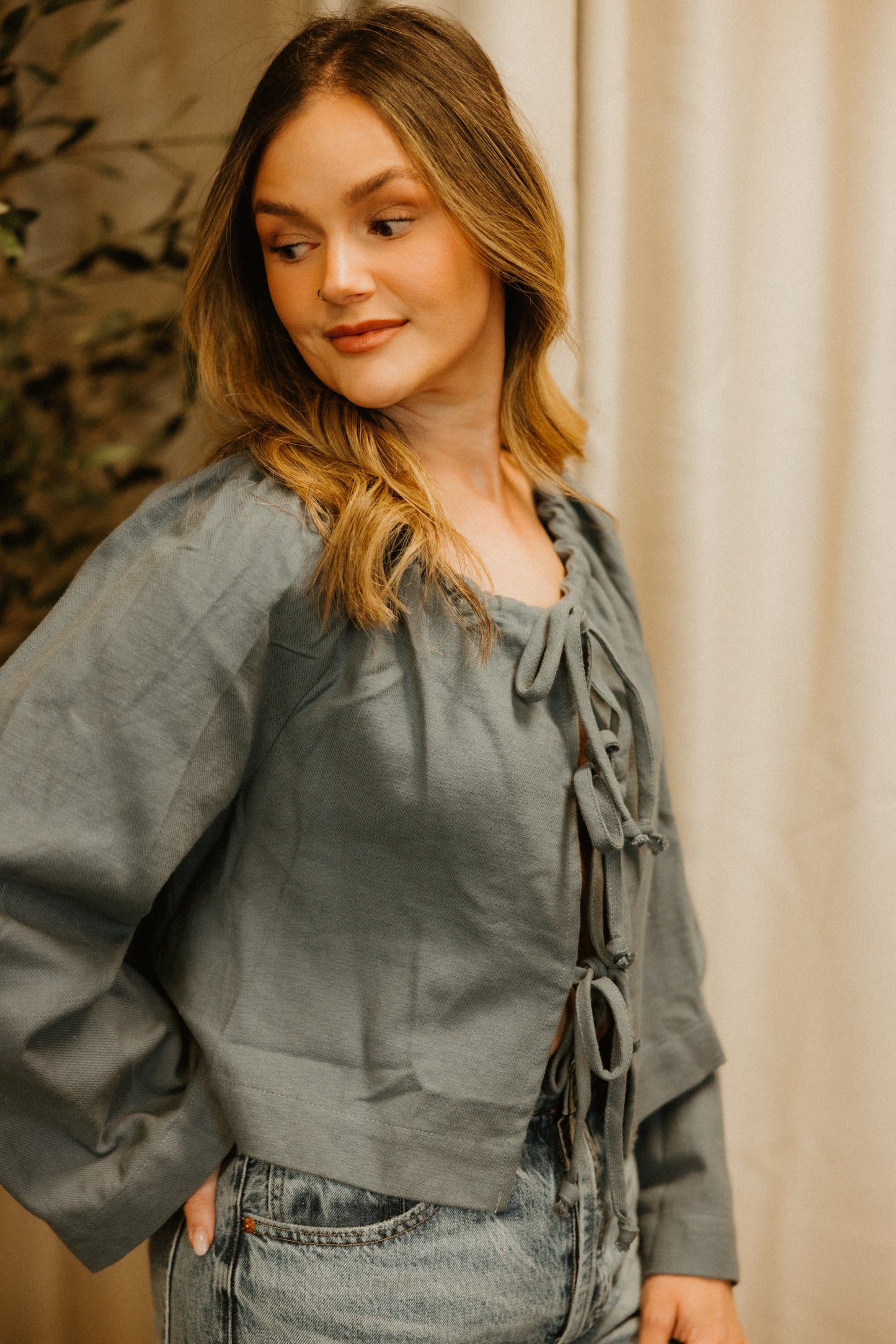 THE SEABROOK TIE TOP