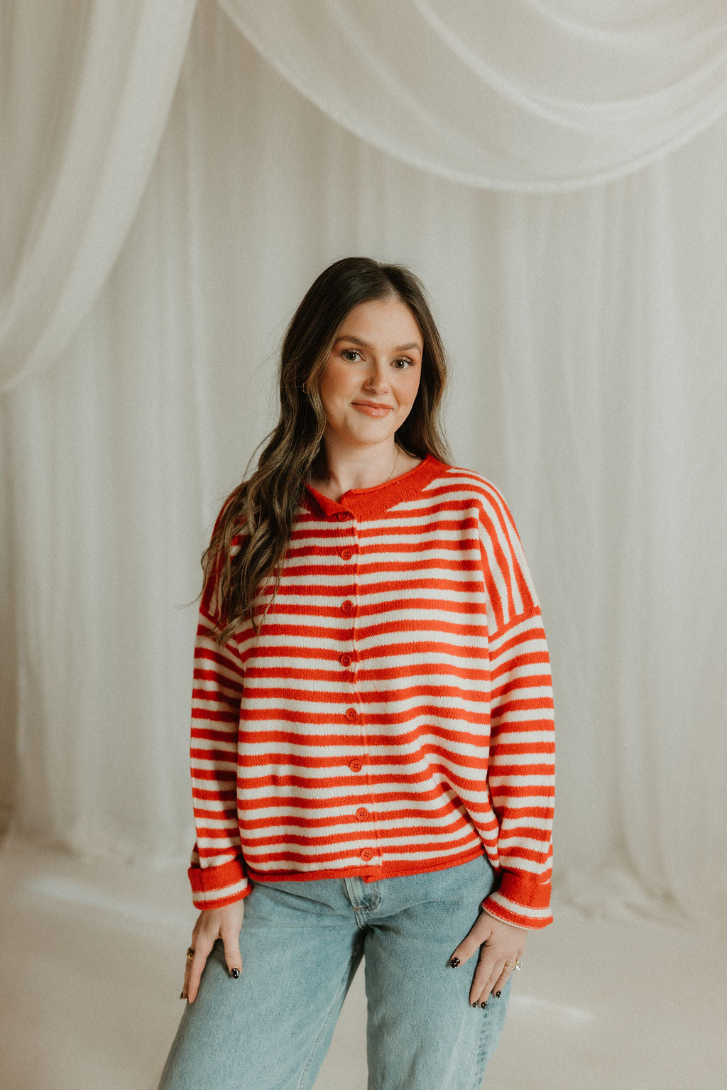 THE STRIPE CARDIGAN