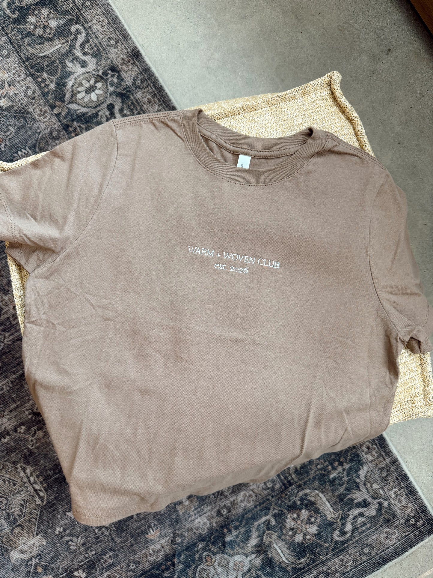 THE WARM + WOVEN BOXY TEE