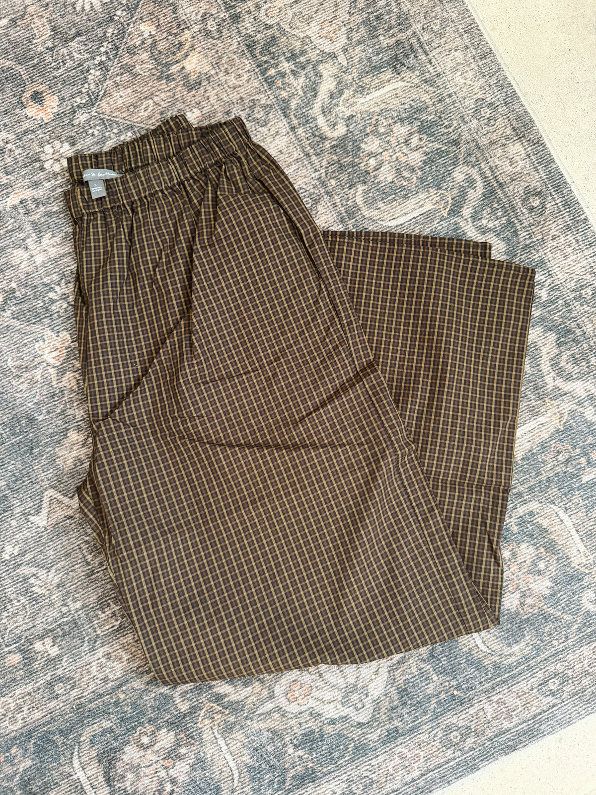 THE MICRO GINGHAM PANT