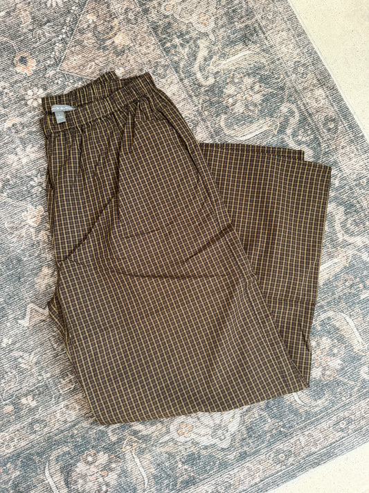 THE MICRO GINGHAM PANT