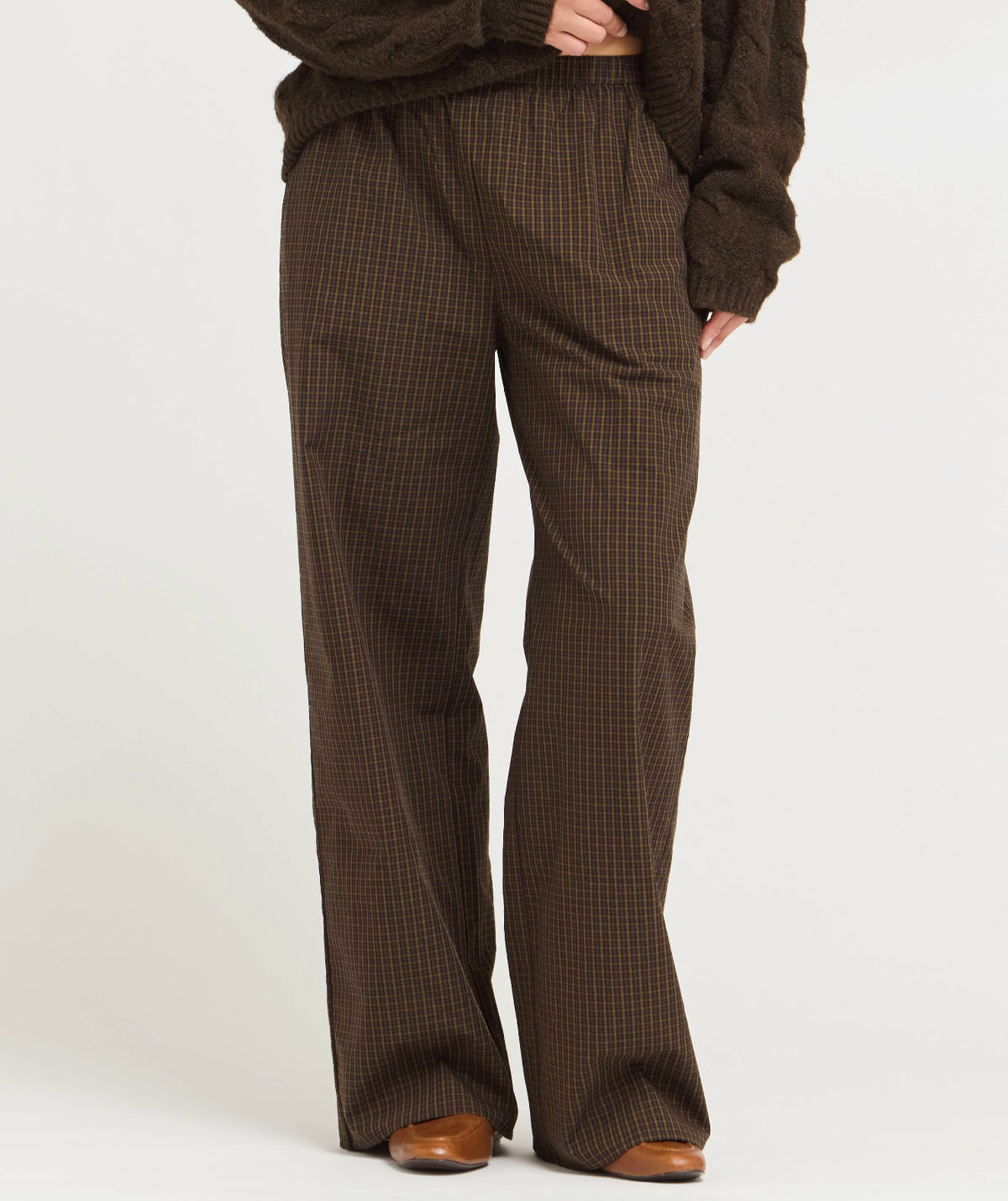 THE MICRO GINGHAM PANT
