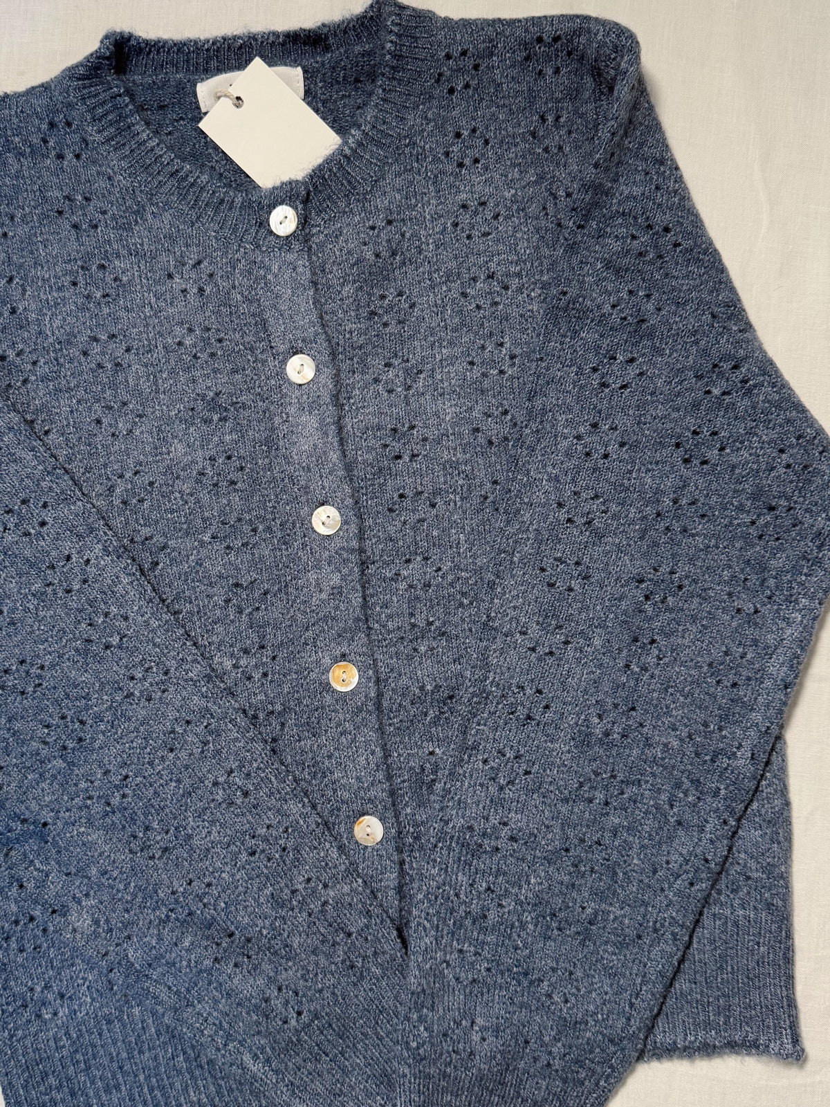 THE ELOISE POINTELLE CARDIGAN
