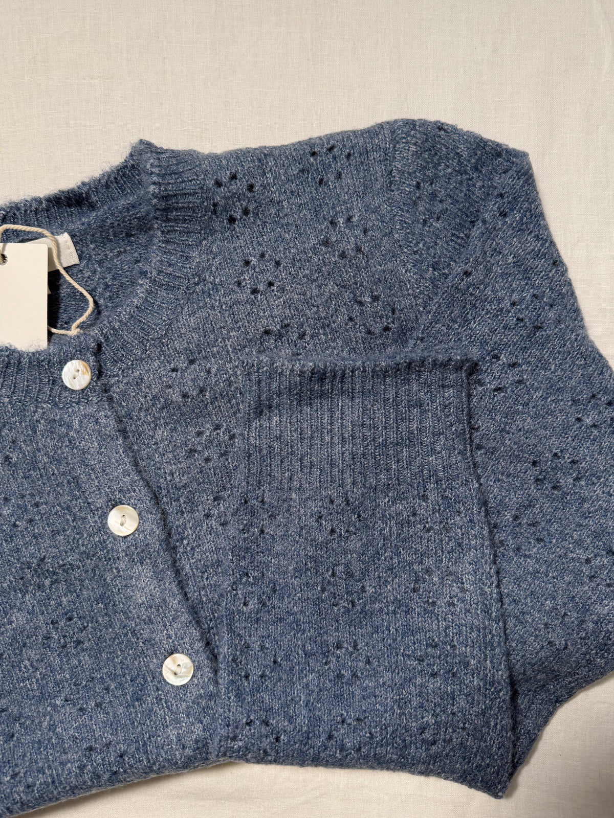 THE ELOISE POINTELLE CARDIGAN
