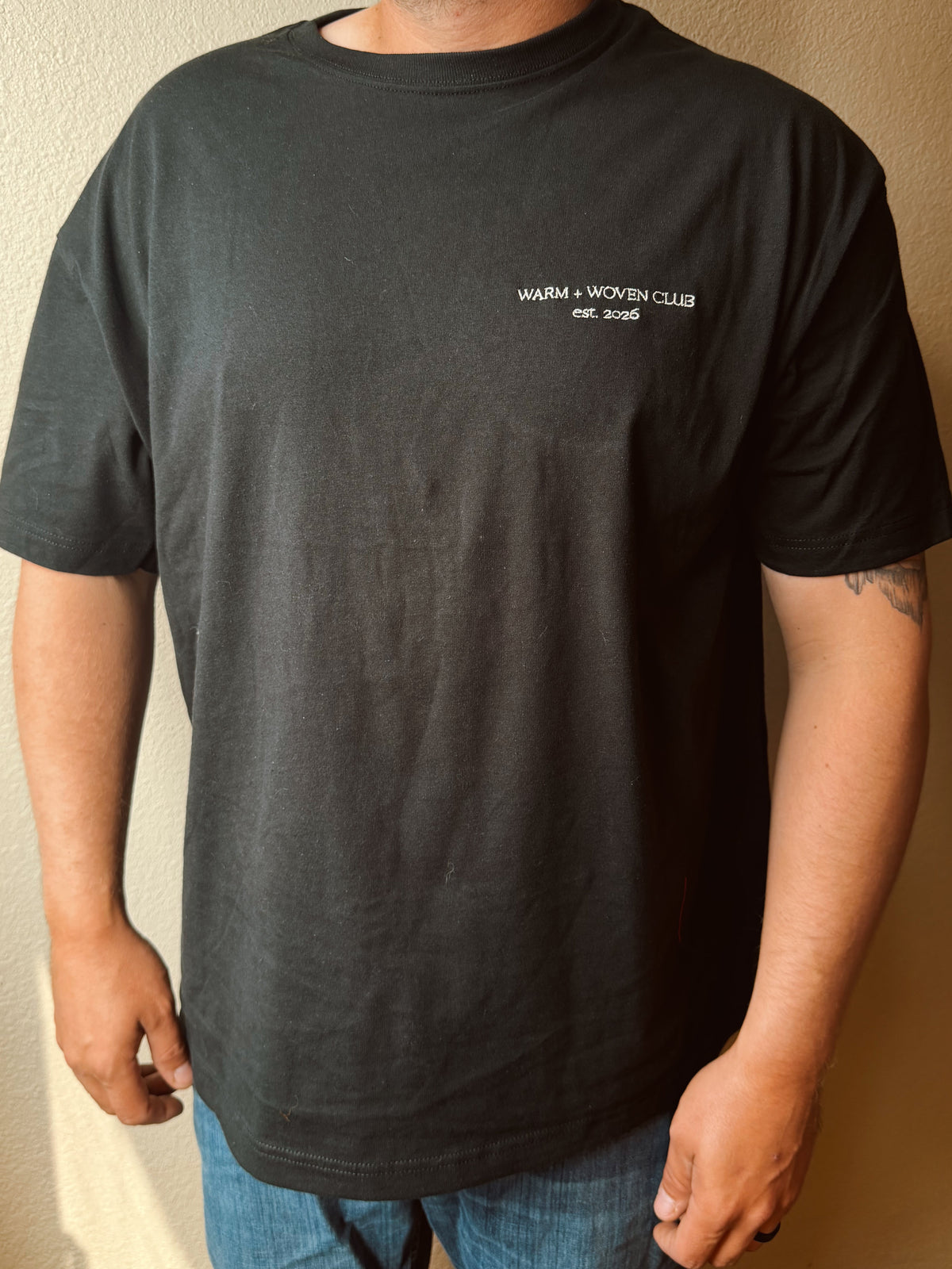 THE WARM + WOVEN BOXY MENS TEE