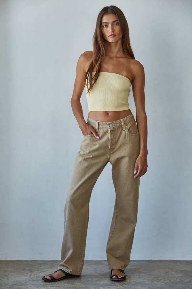 THE EVERYDAY RIBBED TUBE TOP