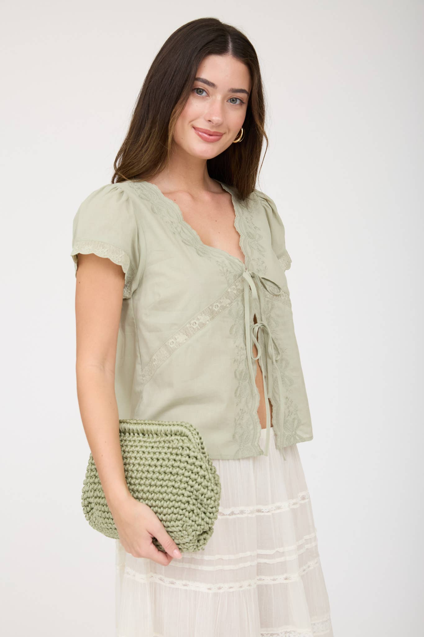 THE LAUREL TIE TOP