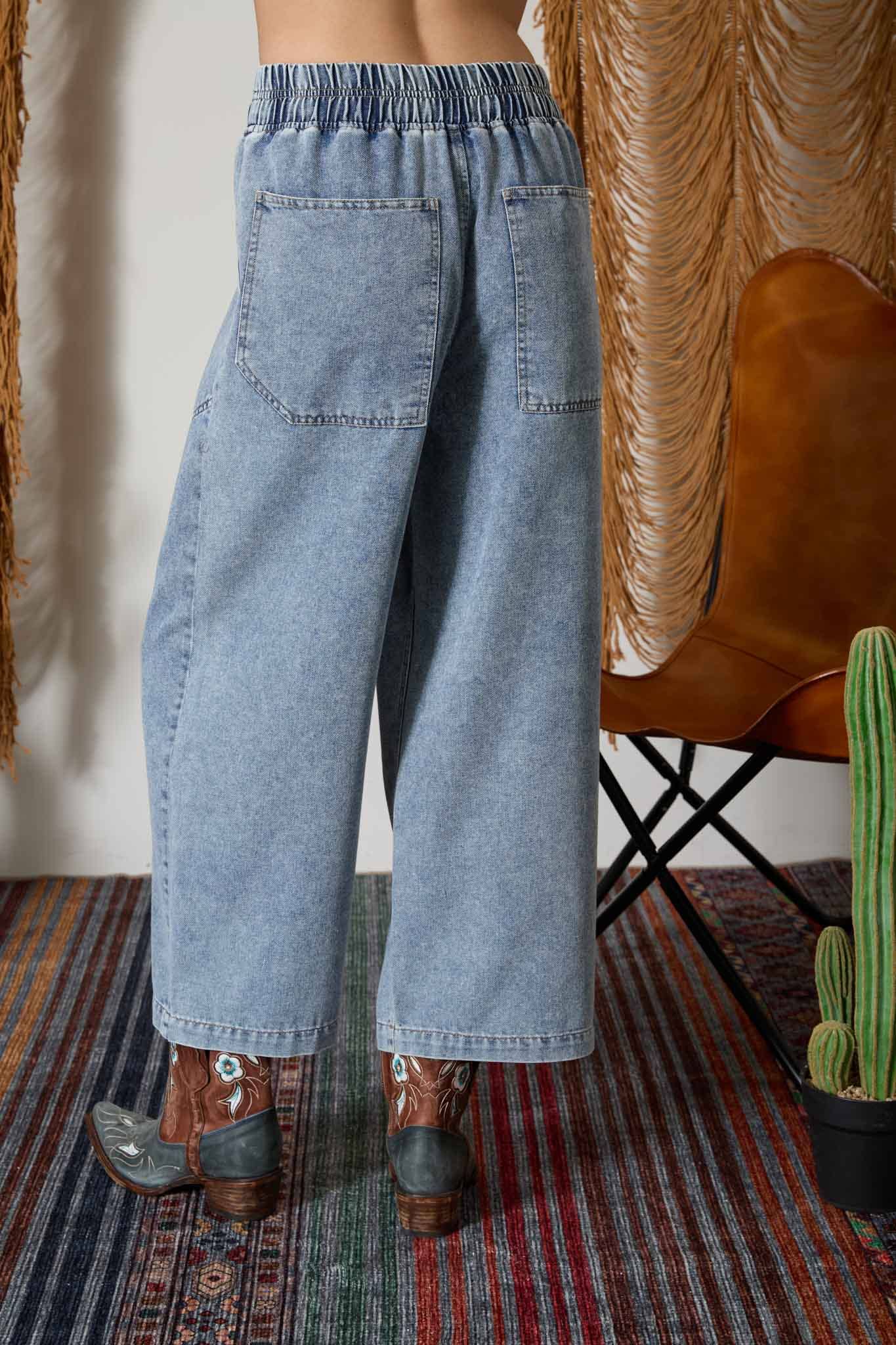 THE CANYON DRAWSTRING DENIM PANT