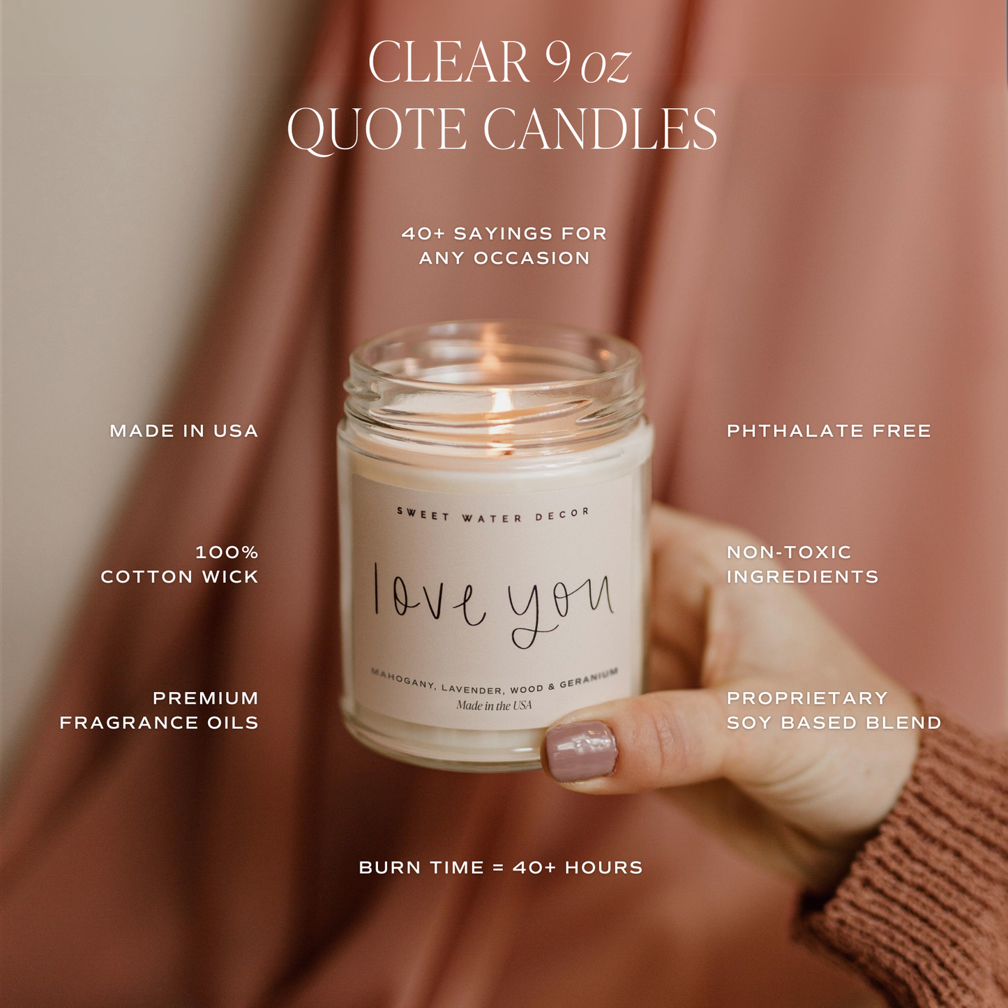 BEST MOM EVER 9oz SOY CANDLE