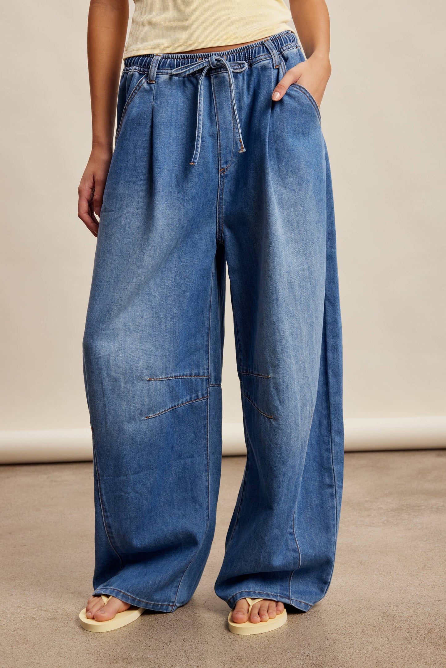 THE SAWYER PULL ON DENIM PANT