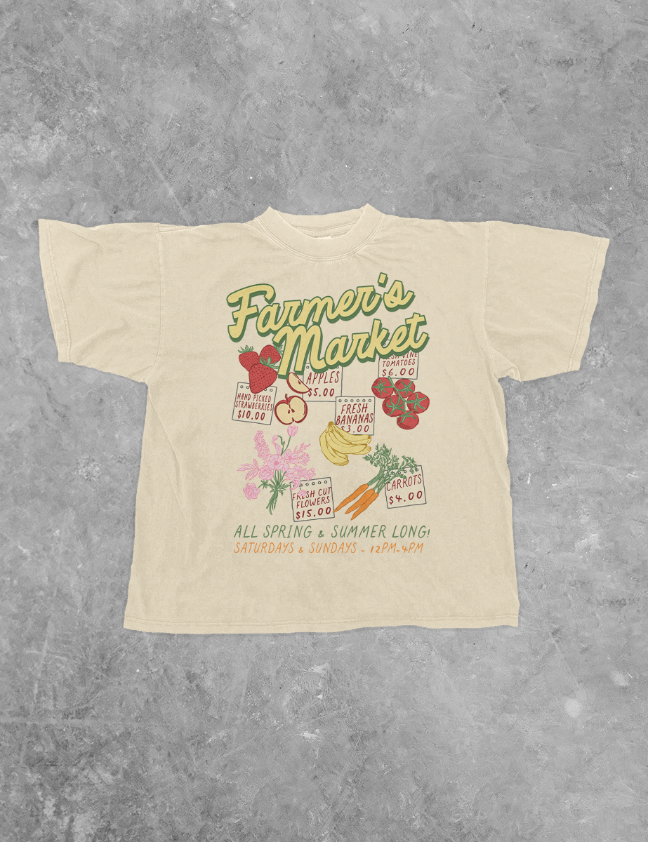 THE VINTAGE FARMERS MARKET TEE