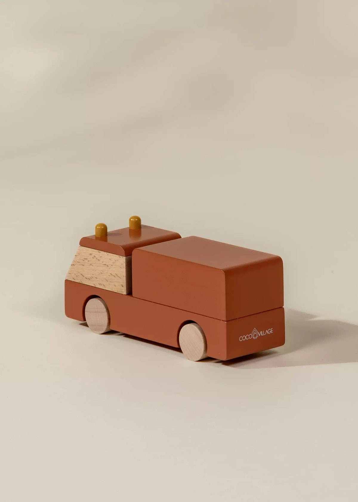 THE WOODEN VEHICLE - FIRE TRUCK