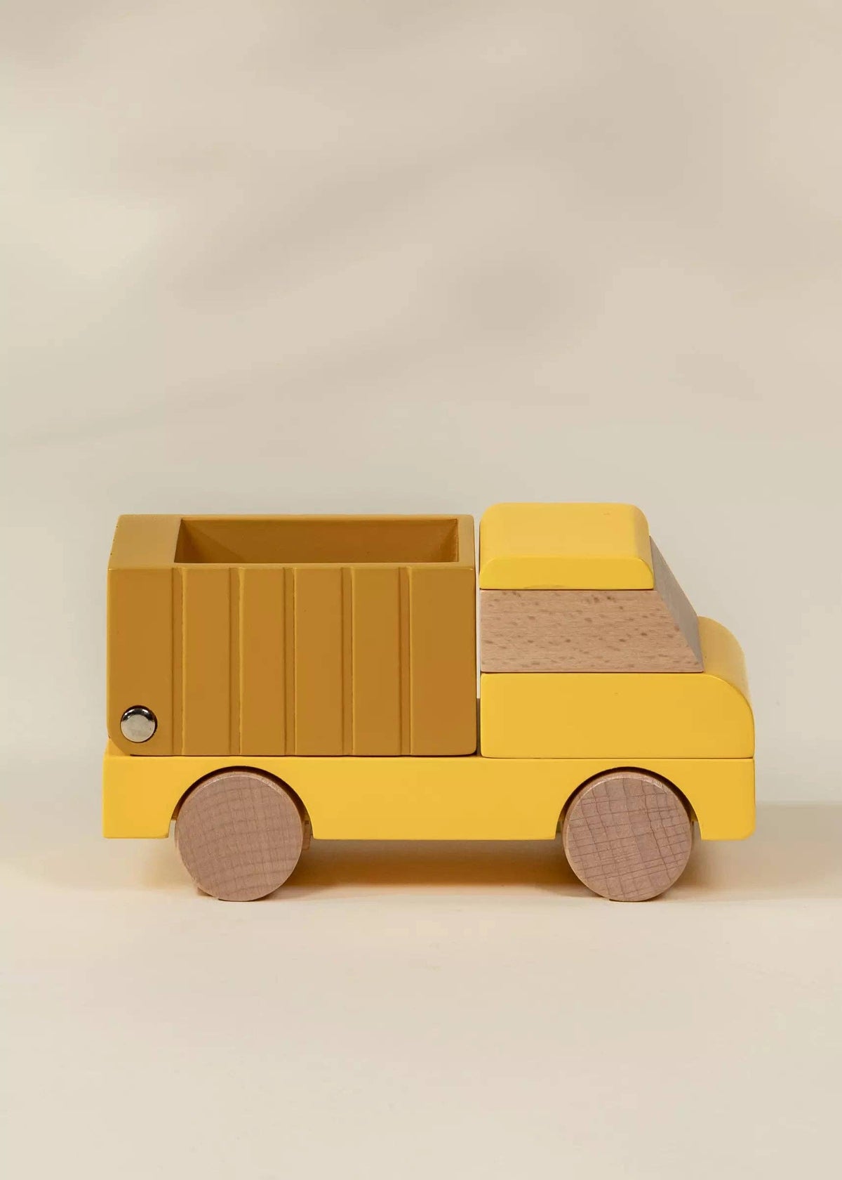 THE WOODEN CONSTRUCTION VEHICLE - DUMP TRUCK