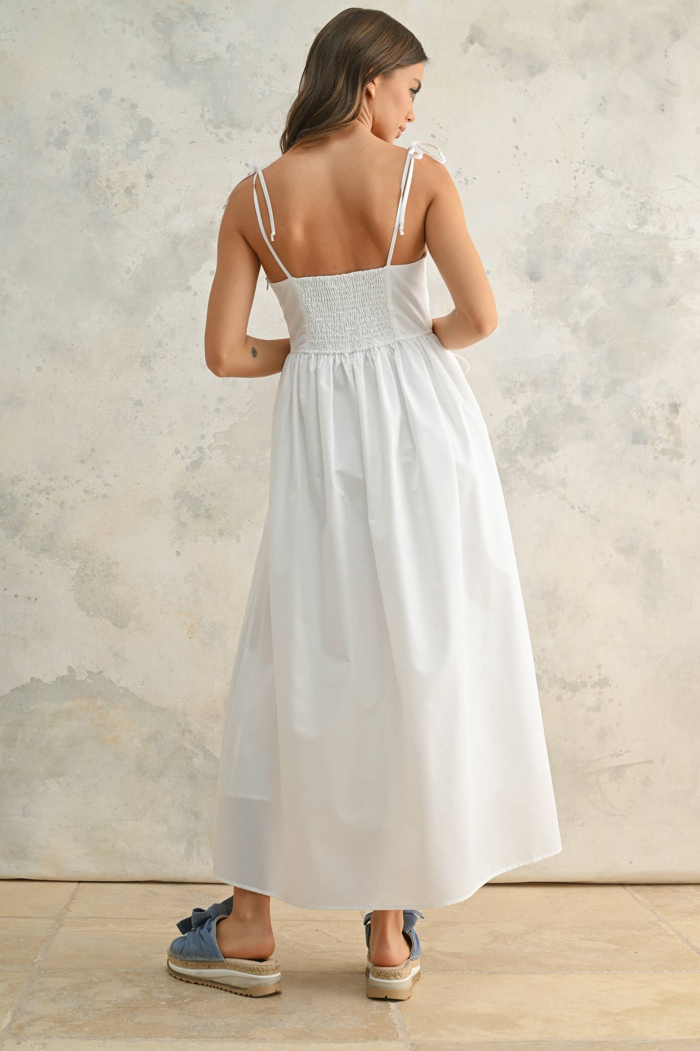 THE EVERLY BOW MIDI DRESS