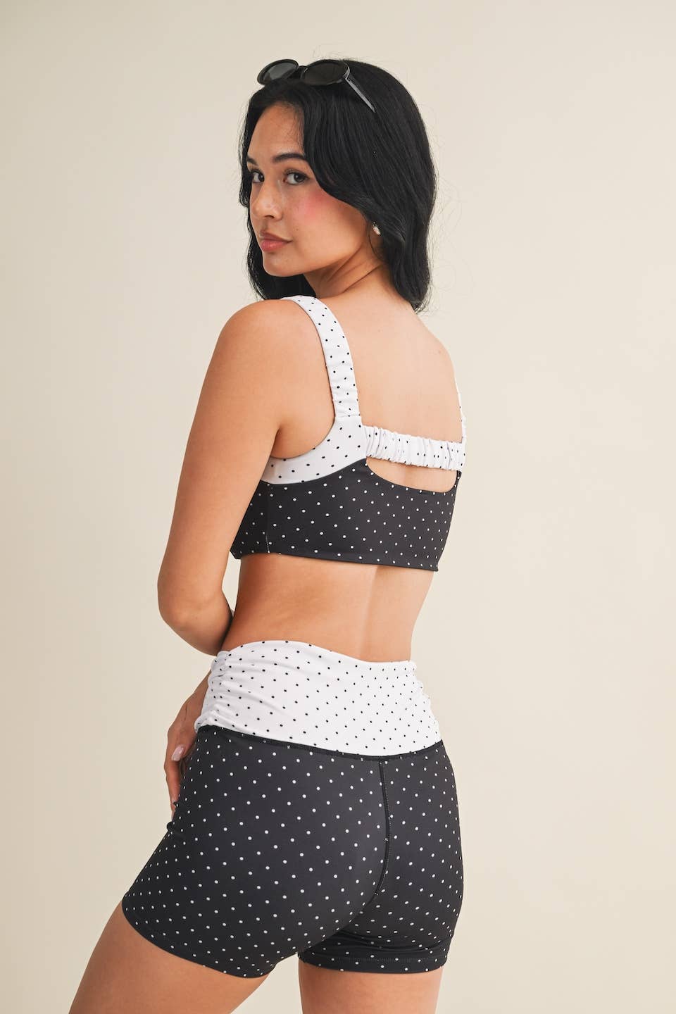 THE POLKA DOT SCRUNCH BRA