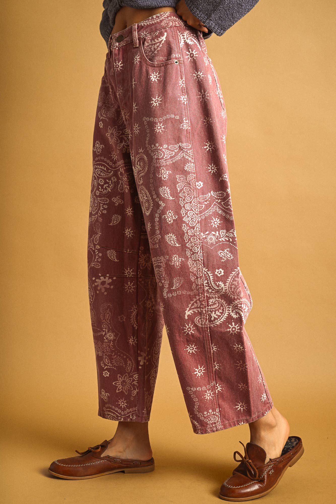 THE SIENNA BARREL PANT