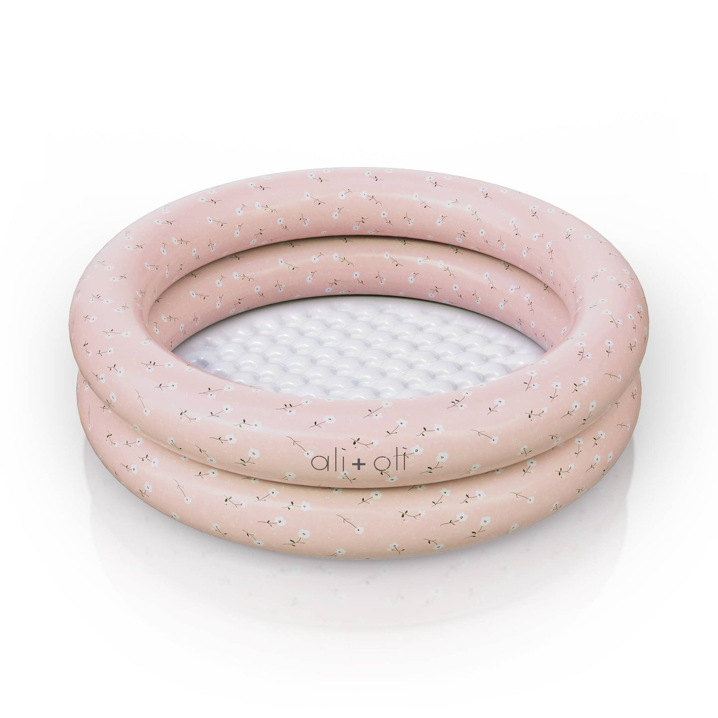 Ali+Oli Two-Ring Inflatable Kiddie Pool (Peony)