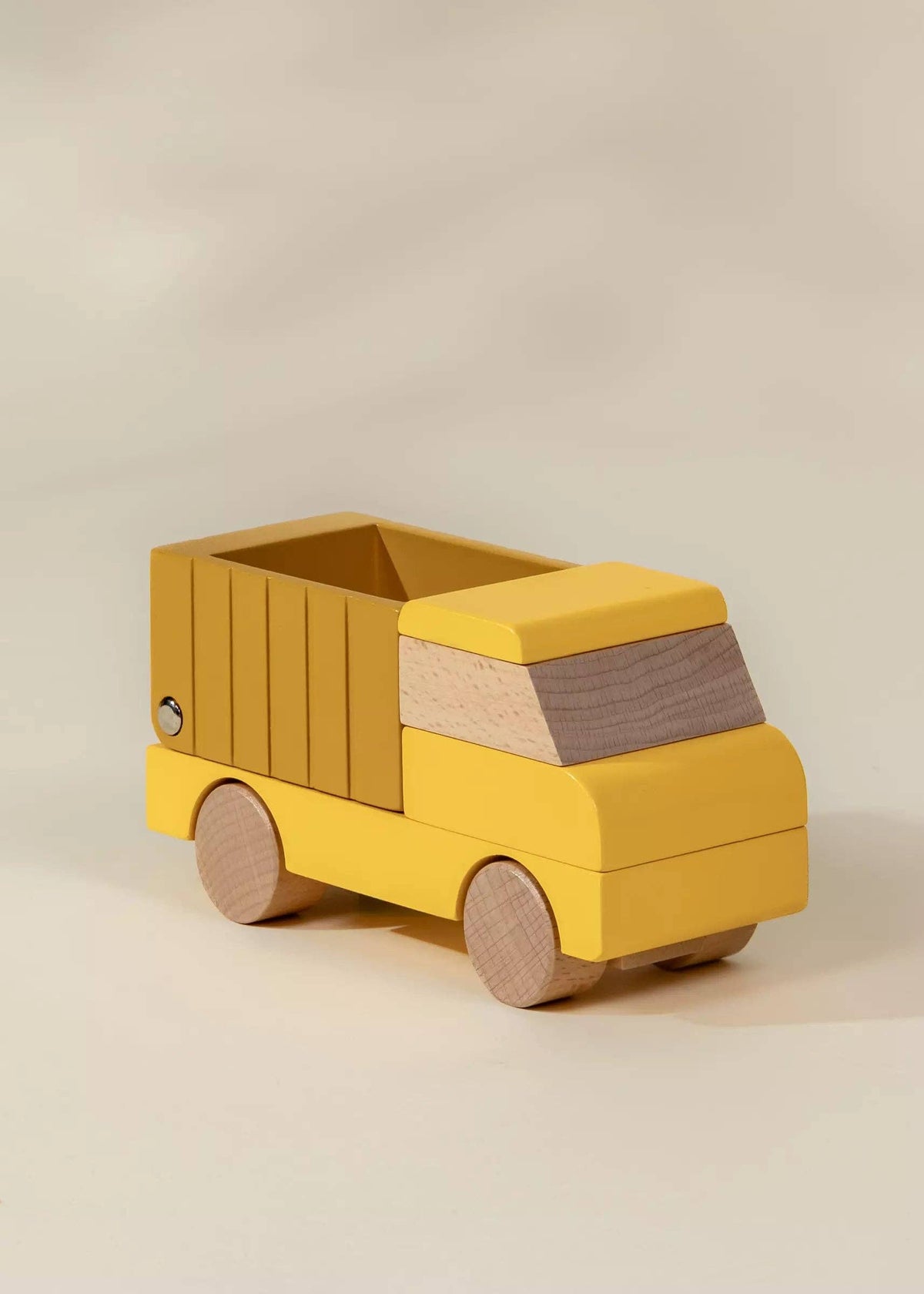 THE WOODEN CONSTRUCTION VEHICLE - DUMP TRUCK