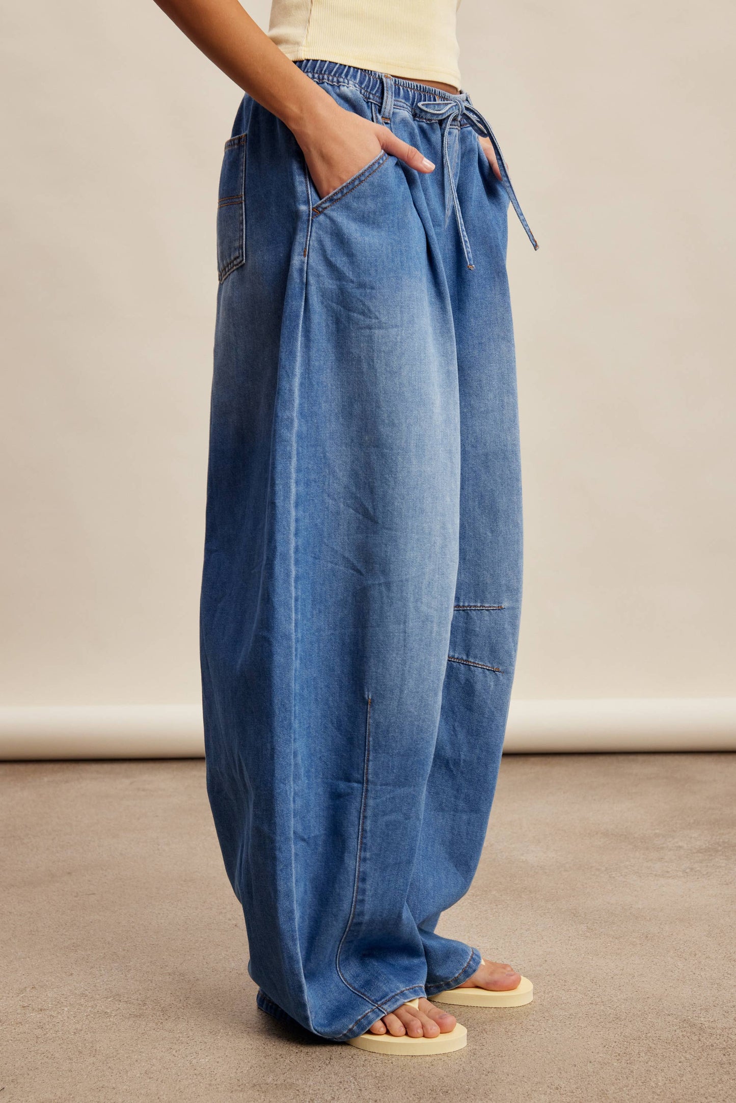 THE SAWYER PULL ON DENIM PANT