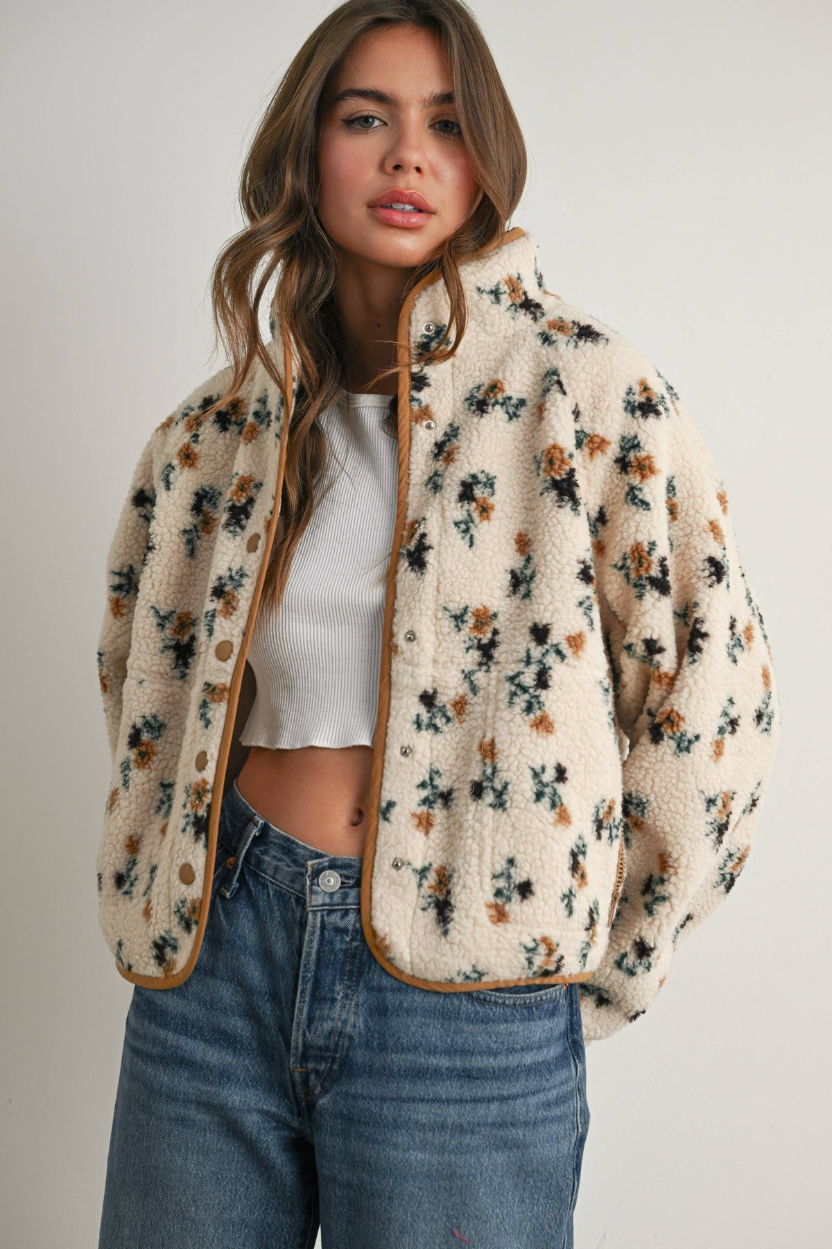 THE FLEECE BUTTON UP