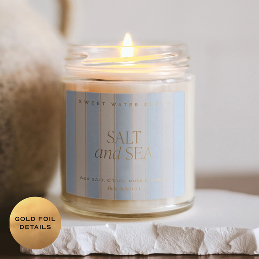 SALT AND SEA 9OZ SOY CANDLE