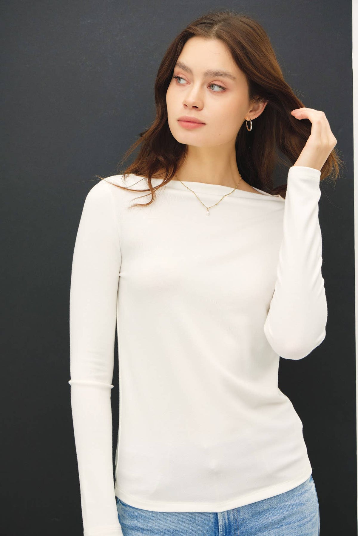 THE EVERYDAY BOATNECK LONGSLEEVE