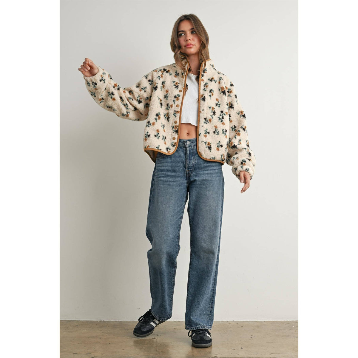 THE FLEECE BUTTON UP